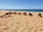 beach workout in portugal